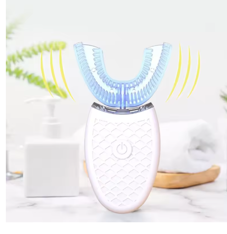 U-Type Toothbrush 360 Degrees Intelligent Silicon Head Sonic Electric Toothbrush Automatic USB Charge Waterproof Toothbrush