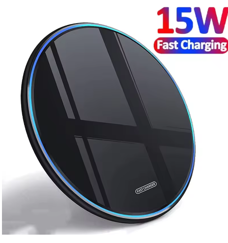 Induction Fast Charging Pad 15W Magnetic Wireless Charger Pad